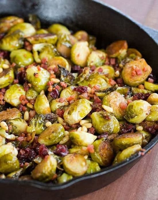 Fried brussels sprouts.