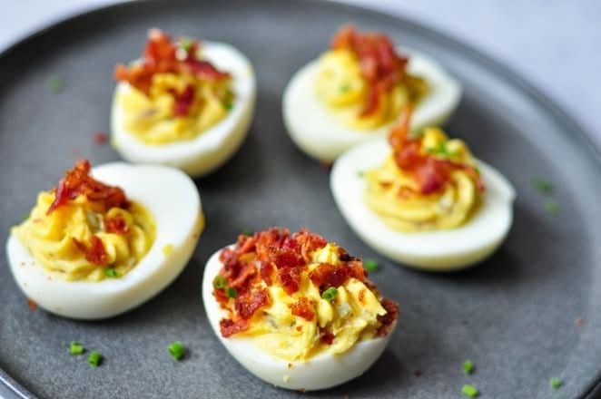 Deviled eggs.